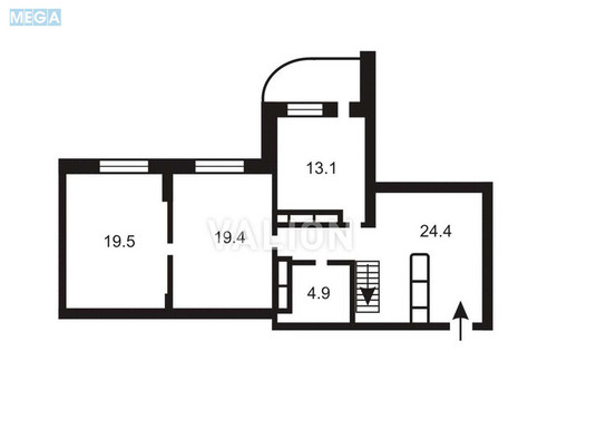 Продаж 4 кімнатної квартири (162/98/13), 27 пов. 28 пов. будинку, <a class="location-link" href="/kiev/" title="Недвижимость Київ">Київ</a>, <a class="location-link" href="/kiev/darnickij/" title="Недвижимость Дарницький район">Дарницький р-н</a>, Анни Ахматової вул., 13Д (изображение 14)