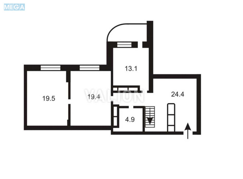 Продаж 4 кімнатної квартири (162/98/13), 27 пов. 28 пов. будинку, <a class="location-link" href="/kiev/" title="Недвижимость Київ">Київ</a>, <a class="location-link" href="/kiev/darnickij/" title="Недвижимость Дарницький район">Дарницький р-н</a>, Анни Ахматової вул., 13Д (изображение 14)