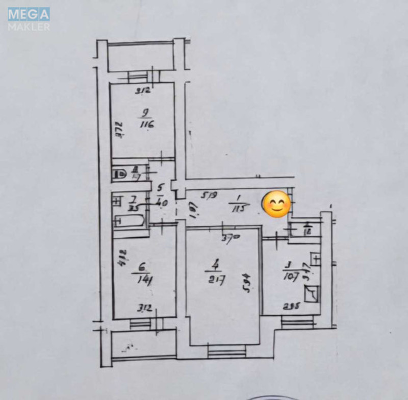 Продаж 3 кімнатної квартири (89/47/10), 8 пов. 11 пов. будинку, <a class="location-link" href="/kiev/" title="Недвижимость Київ">Київ</a>, <a class="location-link" href="/kiev/pecherskij/" title="Недвижимость Печерський район">Печерський р-н</a>, Драгомирова ул., 2 (изображение 23)