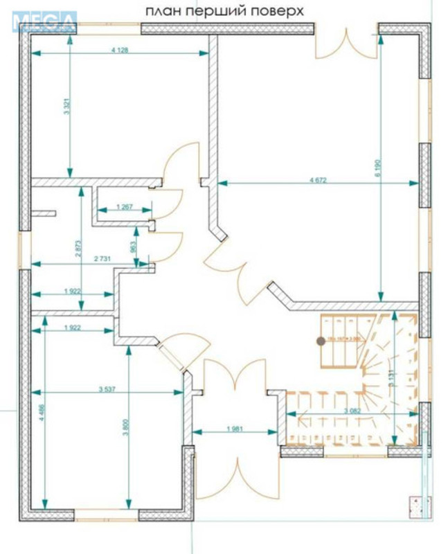 Продаж дома, 2 поверху, 164 кв.м, 5 кімнат, ділянка 11,20 соток, <a class="location-link" href="/tarasovka-selo-kv-kievo-svyatoshinskij-rajon/" title="Недвижимость Тарасівка">Тарасівка</a>, Садовая (изображение 7)