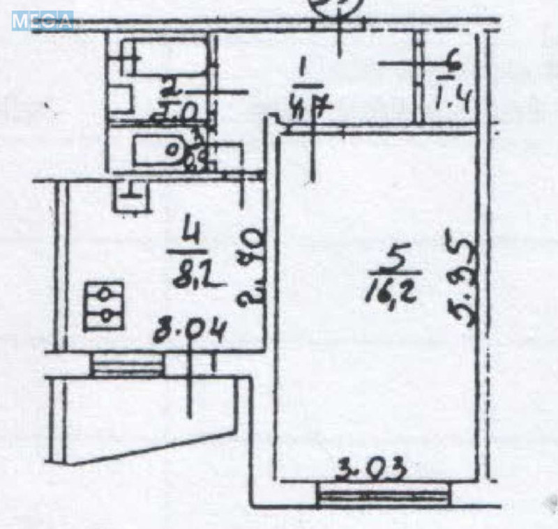 Продаж 1 кімнатної квартири (34/16/8), 5 пов. 16 пов. будинку, <a class="location-link" href="/kiev/" title="Недвижимость Київ">Київ</a>, <a class="location-link" href="/kiev/dneprovskij/" title="Недвижимость Дніпровський район">Дніпровський р-н</a>, Миколи Кибальчича вул., 15а (изображение 14)