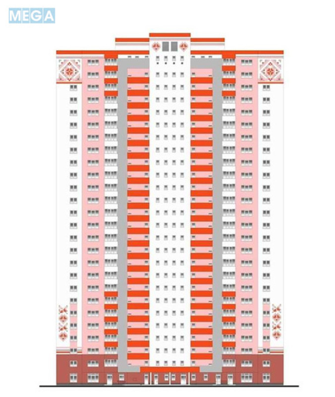 Новобудова, 26 поверхів, <a class="location-link" href="/kiev/" title="Недвижимость Київ">Київ</a>, <a class="location-link" href="/kiev/darnickij/" title="Недвижимость Дарницький район">Дарницький р-н</a>, Софії Русової вул., 27 (изображение 12)