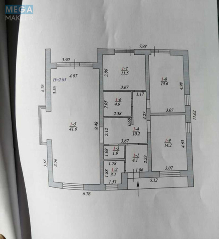 Продаж дома, 1 поверх, 108 кв.м, 3 кімнати, ділянка 8 соток, <a class="location-link" href="/vita-pochtovaya/" title="Недвижимость Віта-Поштова">Віта-Поштова</a>, Берегова, 3а (изображение 11)