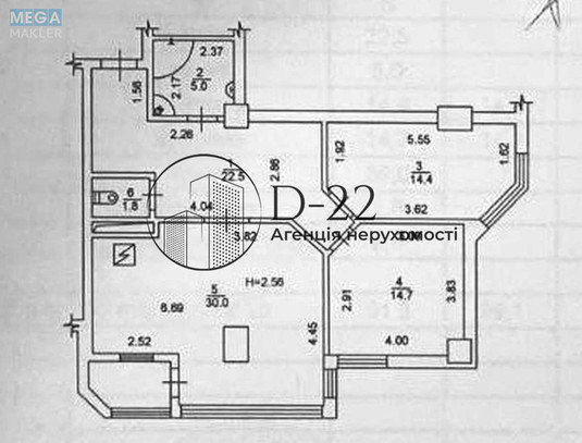 Продаж 3 кімнатної квартири (92/29/30), 7 пов. 25 пов. будинку, <a class="location-link" href="/kiev/" title="Недвижимость Київ">Київ</a>, <a class="location-link" href="/kiev/solomenskij/" title="Недвижимость Солом'янський район">Солом'янський р-н</a>, Вадима Гетьмана вул., 1-В (изображение 21)