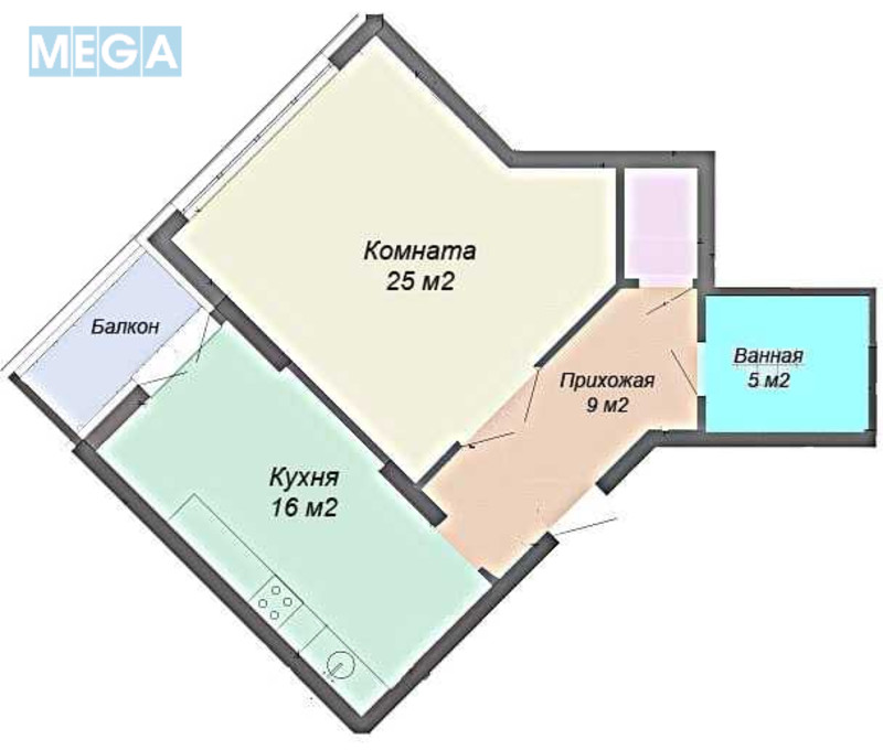 Оренда 1 кімнатної квартири, <a class="location-link" href="/kiev/" title="Недвижимость Київ">Київ</a>, <a class="location-link" href="/kiev/podolskij/" title="Недвижимость Подільський район">Подільський р-н</a>, Вишгородська вул., 45 (изображение 12)
