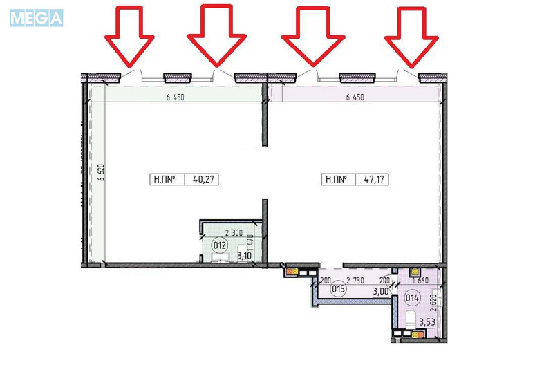 Продаж комерційної нерухомості, 87 кв.м, под магазин, <a class="location-link" href="/kiev/" title="Недвижимость Київ">Київ</a>, <a class="location-link" href="/kiev/goloseevskij/" title="Недвижимость Голосіївський район">Голосіївський р-н</a>, Михайла Максимовича вул., 26 (изображение 2)
