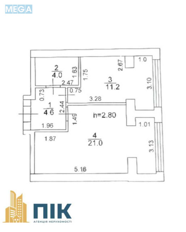 Продаж 1 кімнатної квартири (40,8/21/11,2), 3 пов. 6 пов. будинку, <a class="location-link" href="/petropavlovskaya-borshagovka/" title="Недвижимость Петропавлівська Борщагівка">Петропавлівська Борщагівка</a>, проулок Софиевский, 14 (изображение 17)