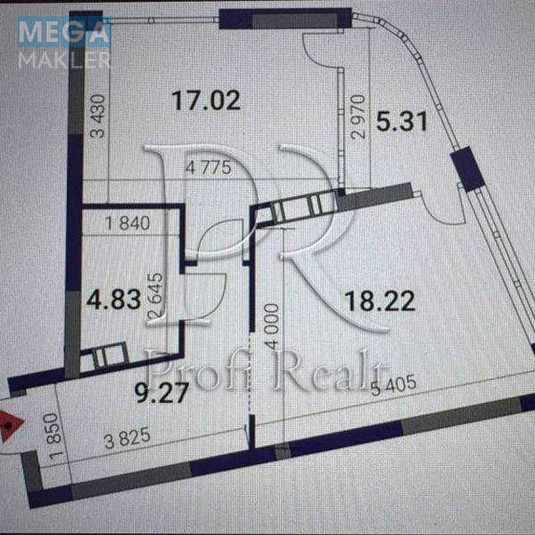 Продаж 1 кімнатної квартири (55/17/18), 18 пов. 26 пов. будинку, <a class="location-link" href="/kiev/" title="Недвижимость Київ">Київ</a>, <a class="location-link" href="/kiev/darnickij/" title="Недвижимость Дарницький район">Дарницький р-н</a>, Причальна вулиця, 10 (изображение 16)