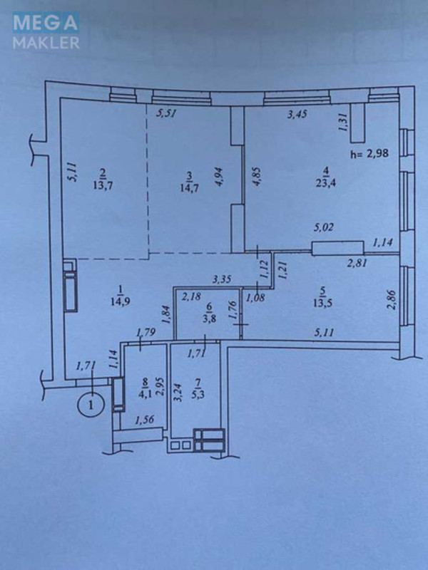 Новобудова, 25 поверхів, <a class="location-link" href="/kiev/" title="Недвижимость Київ">Київ</a>, <a class="location-link" href="/kiev/shevchenkovskij/" title="Недвижимость Шевченківський район">Шевченківський р-н</a>, Дегтяревская ул., 17 (изображение 8)