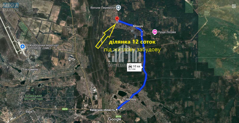 Продажа участка, 12 соток, участок под жилую застройку, <a class="location-link" href="/moshun/" title="Недвижимость Мощун">Мощун</a>, Івана Франка (изображение 3)