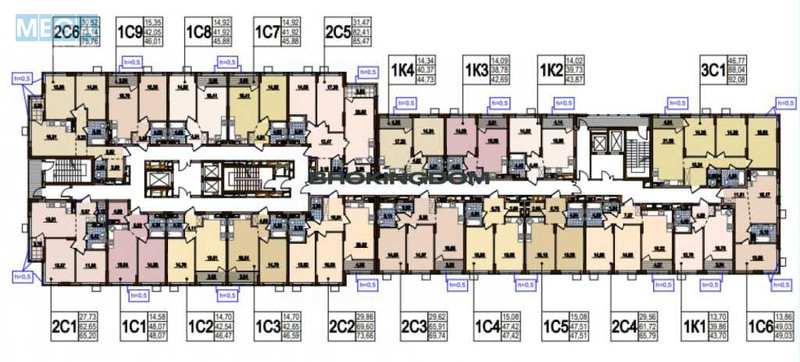 Продаж 2 кімнатної квартири (70/30/20), 12 пов. 14 пов. будинку, <a class="location-link" href="/kiev/" title="Недвижимость Київ">Київ</a>, <a class="location-link" href="/kiev/podolskij/" title="Недвижимость Подільський район">Подільський р-н</a>, Родини Крістерів ул., 16 (изображение 16)