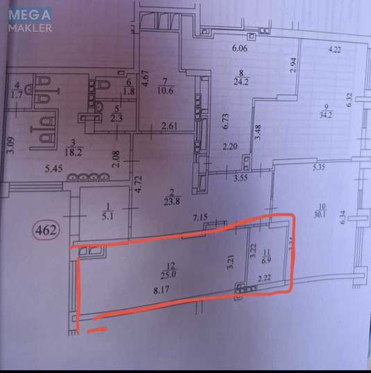 Оренда комерційної нерухомості, 35&nbsp;кв.м, под офис, <a class="location-link" href="/kiev/" title="Недвижимость Київ">Київ</a>, <a class="location-link" href="/kiev/obolonskij/" title="Недвижимость Оболонський район">Оболонський р-н</a>, Оболонська Набережна вул., 27 (изображение 3)