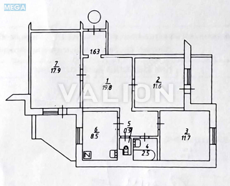 Продаж 3 кімнатної квартири (85/41/8), 1 пов. 13 пов. будинку, <a class="location-link" href="/kiev/" title="Недвижимость Київ">Київ</a>, <a class="location-link" href="/kiev/svyatoshinskij/" title="Недвижимость Святошинський район">Святошинський р-н</a>, Підлісна вул., 6 (изображение 14)
