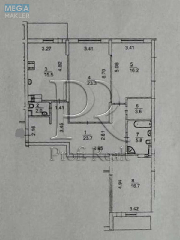 Продаж 3 кімнатної квартири (110/56/16), 5 пов. 22 пов. будинку, <a class="location-link" href="/kiev/" title="Недвижимость Київ">Київ</a>, <a class="location-link" href="/kiev/goloseevskij/" title="Недвижимость Голосіївський район">Голосіївський р-н</a>, Науки просп., 30 (изображение 16)