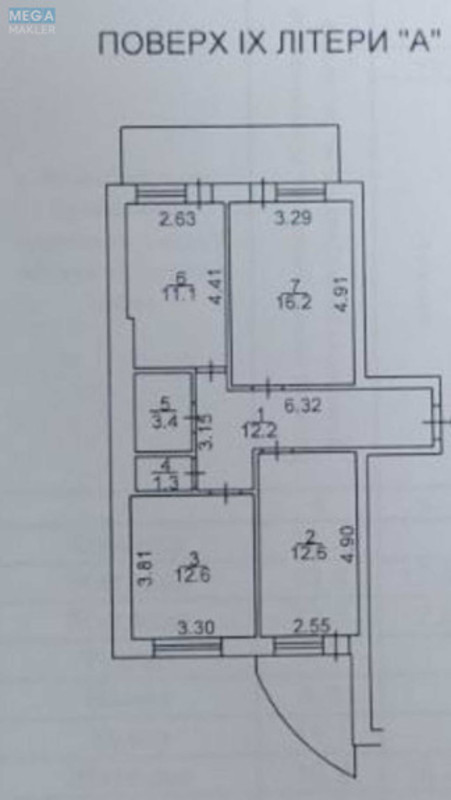 Продаж 3 кімнатної квартири (74/42/11), 9 пов. 10 пов. будинку, <a class="location-link" href="/borispol/" title="Недвижимость Бориспіль">Бориспіль</a>, Старокиївська, 99 (изображение 10)
