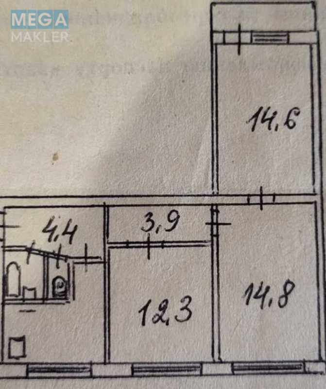 Продаж 3 кімнатної квартири (61/42/7), 8 пов. 9 пов. будинку, <a class="location-link" href="/kiev/" title="Недвижимость Київ">Київ</a>, <a class="location-link" href="/kiev/desnyanskij/" title="Недвижимость Деснянський район">Деснянський р-н</a>, Шолом-Алейхема вул., 16 (изображение 14)