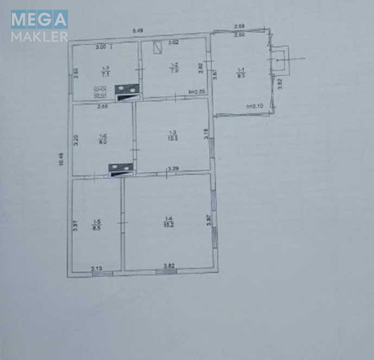 Продаж дома, 1&nbsp; поверх, 66&nbsp;кв.м, 4&nbsp;кімнати, ділянка 41&nbsp;сотка, <a class="location-link" href="/fastov/" title="Недвижимость Фастів">Фастів</a>, Велика Снітинка (изображение 11)