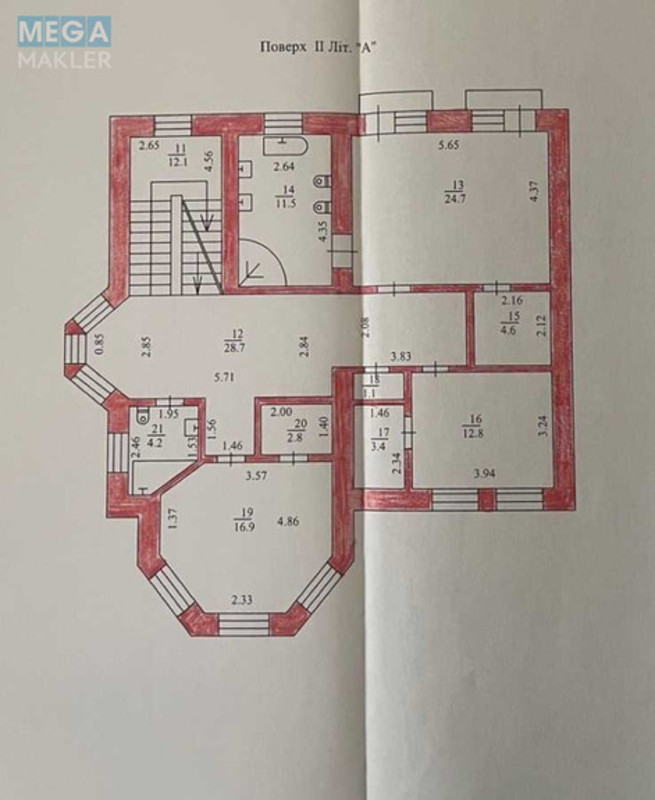 Продаж дома, 3&nbsp;поверху, 438&nbsp;кв.м, 6&nbsp;кімнат, ділянка 9&nbsp;соток, <a class="location-link" href="/kiev/" title="Недвижимость Київ">Київ</a>, <a class="location-link" href="/kiev/obolonskij/" title="Недвижимость Оболонський район">Оболонський р-н</a>, Богатырская ул., 30А (изображение 23)