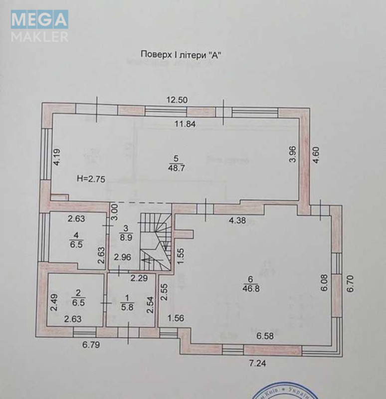Продаж дома, 2&nbsp;поверху, 340&nbsp;кв.м, 5&nbsp;кімнат, ділянка 6&nbsp;соток, <a class="location-link" href="/kiev/" title="Недвижимость Київ">Київ</a>, <a class="location-link" href="/kiev/solomenskij/" title="Недвижимость Солом'янський район">Солом'янський р-н</a>, Зеленая ул. (изображение 22)