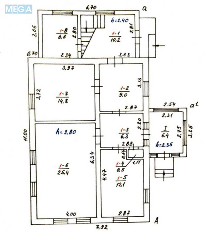 Продаж дома, 1 поверх, 101 кв.м, 4 кімнати, ділянка 18 соток, <a class="location-link" href="/druzhnya/" title="Недвижимость Дружня">Дружня</a>, Миколи Петровського (изображение 4)