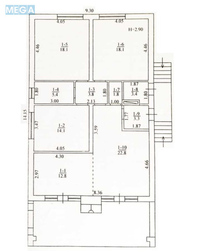Продаж дома, 1 поверх, 104 кв.м, 4 кімнати, ділянка 7,50 соток, <a class="location-link" href="/yurevka-selo-kv/" title="Недвижимость Юрівка">Юрівка</a>, Лесная (изображение 16)