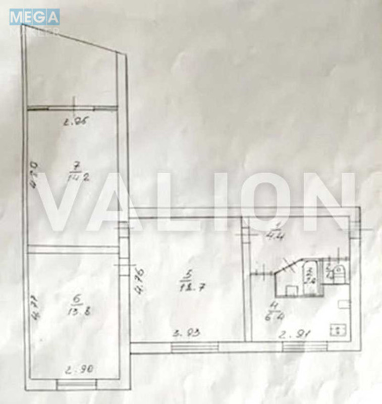 Продаж 3 кімнатної квартири (62,8/46,7/6,4), 8 пов. 9 пов. будинку, <a class="location-link" href="/kiev/" title="Недвижимость Київ">Київ</a>, <a class="location-link" href="/kiev/svyatoshinskij/" title="Недвижимость Святошинський район">Святошинський р-н</a>, Львівська вул., 51 (изображение 11)