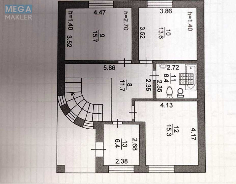 Продаж дома, 2 поверху, 145 кв.м, 6 кімнат, ділянка 11 соток, <a class="location-link" href="/bogdanovka-selo-kv-brovarskij-rajon/" title="Недвижимость Богданівка">Богданівка</a>, Садова, 423 (изображение 12)