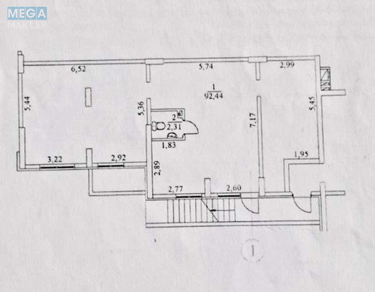 Продаж комерційної нерухомості, 95&nbsp;кв.м, под магазин, <a class="location-link" href="/kiev/" title="Недвижимость Київ">Київ</a>, <a class="location-link" href="/kiev/obolonskij/" title="Недвижимость Оболонський район">Оболонський р-н</a>, Сім’ї Кульженків вул., 33 (изображение 24)
