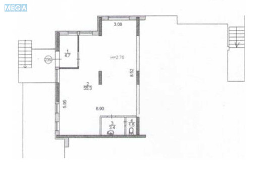 Продаж комерційної нерухомості, 64,90&nbsp;кв.м, под офис, <a class="location-link" href="/kiev/" title="Недвижимость Київ">Київ</a>, <a class="location-link" href="/kiev/goloseevskij/" title="Недвижимость Голосіївський район">Голосіївський р-н</a>, Академика Глушкова просп., 9Г (изображение 6)