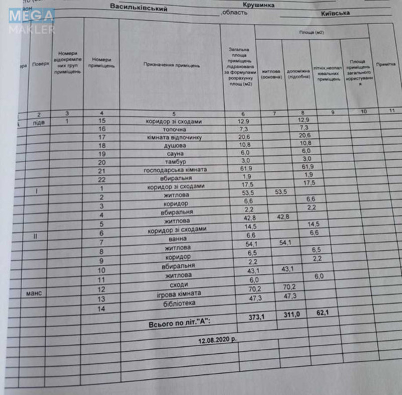 Продаж дома, 3 поверху, 373 кв.м, 6 кімнат, ділянка 20 соток, <a class="location-link" href="/krushinka/" title="Недвижимость Крушинка">Крушинка</a>, Вишневая, 7 (изображение 8)