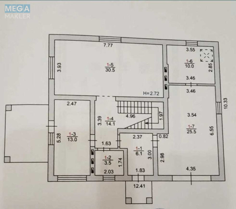 Продаж дома, 2 поверху, 160 кв.м, 4 кімнати, ділянка 6 соток, <a class="location-link" href="/oseshina/" title="Недвижимость Осещина">Осещина</a>, Лугова (изображение 23)