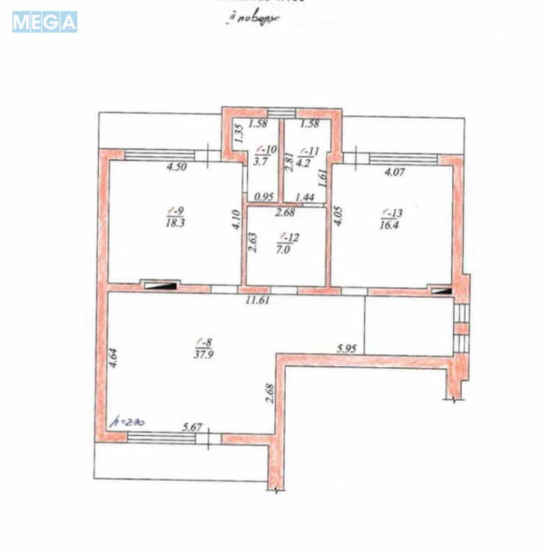 Продаж дома, 2 поверху, 220 кв.м, 4 кімнати, ділянка 10 соток, <a class="location-link" href="/boyarka/" title="Недвижимость Боярка">Боярка</a>, Тарасовка (изображение 23)