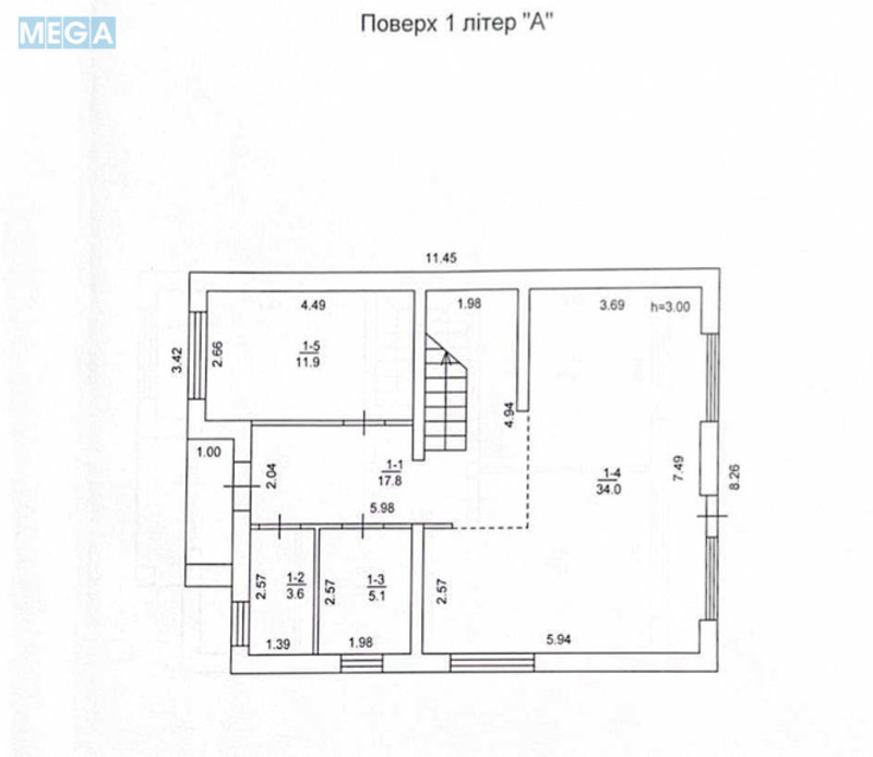 Продаж дома, 2 поверху, 143 кв.м, 4 кімнати, ділянка 3 сотки, <a class="location-link" href="/gatnoe/" title="Недвижимость Гатне">Гатне</a>, Чумацкая (изображение 2)