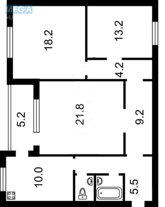 Оренда 3 кімнатної квартири, <a class="location-link" href="/kiev/" title="Недвижимость Київ">Київ</a>, <a class="location-link" href="/kiev/darnickij/" title="Недвижимость Дарницький район">Дарницький р-н</a>, Декабристів вул., 12/37 (изображение 21)