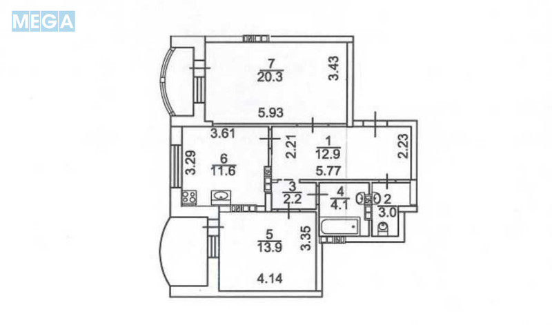Продаж 2 кімнатної квартири (75/34/12), 24 пов. 26 пов. будинку, <a class="location-link" href="/kiev/" title="Недвижимость Київ">Київ</a>, <a class="location-link" href="/kiev/obolonskij/" title="Недвижимость Оболонський район">Оболонський р-н</a>, Петра Калнишевського вул., 7 (изображение 2)