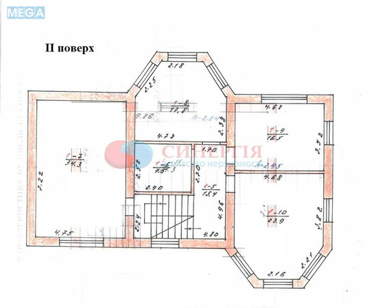 Продаж дома, 3&nbsp;поверху, 304&nbsp;кв.м, 6&nbsp;кімнат, ділянка 12&nbsp;соток, <a class="location-link" href="/mihajlovka-rubezhovka/" title="Недвижимость Михайлівка-Рубежівка">Михайлівка-Рубежівка</a>, вул. Ганни Михайлової (изображение 23)