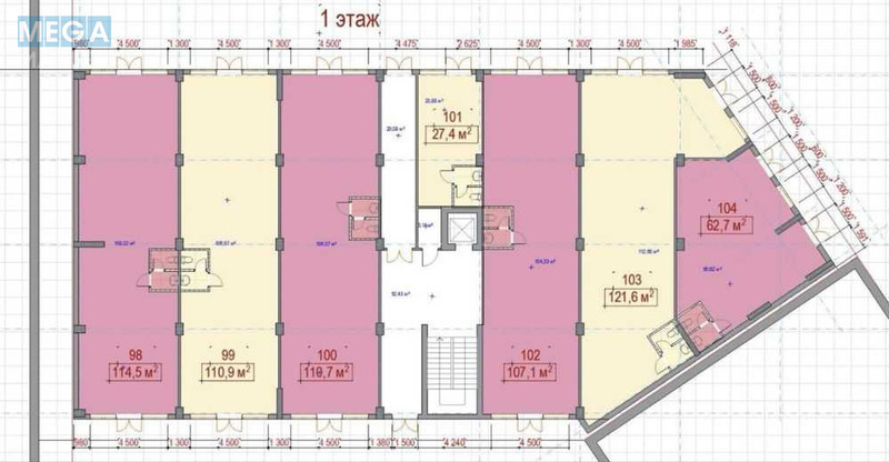 Продаж комерційної нерухомості, 107,10 кв.м, под магазин, <a class="location-link" href="/kiev/" title="Недвижимость Київ">Київ</a>, <a class="location-link" href="/kiev/shevchenkovskij/" title="Недвижимость Шевченківський район">Шевченківський р-н</a>, Глубочицкая ул., 17 (изображение 4)