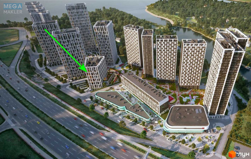 Продаж 2 кімнатної квартири (50/30/10), 10 пов. 12 пов. будинку, <a class="location-link" href="/kiev/" title="Недвижимость Київ">Київ</a>, <a class="location-link" href="/kiev/darnickij/" title="Недвижимость Дарницький район">Дарницький р-н</a>, Зарічна вул., 2 (изображение 15)