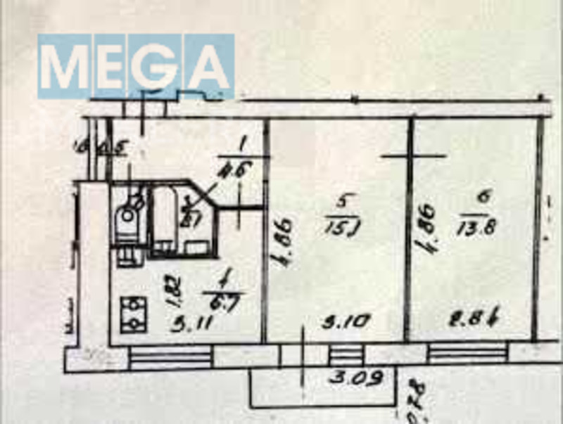 Продаж 2 кімнатної квартири (45/32/7), 6 пов. 9 пов. будинку, <a class="location-link" href="/kiev/" title="Недвижимость Київ">Київ</a>, <a class="location-link" href="/kiev/podolskij/" title="Недвижимость Подільський район">Подільський р-н</a>, Кирилловская ул., 131 (изображение 17)