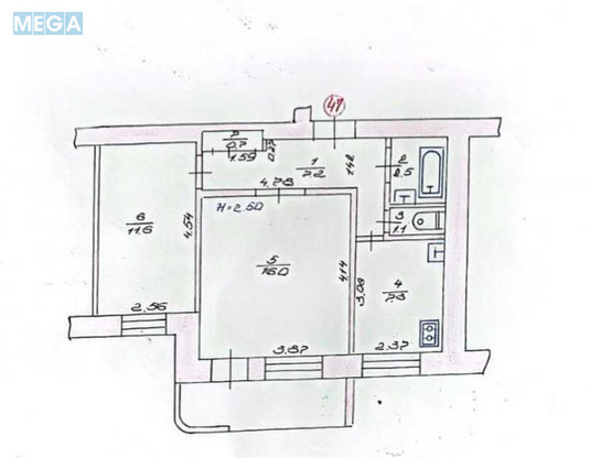 Продаж 2 кімнатної квартири (48/28/7,3), 5 пов. 9 пов. будинку, <a class="location-link" href="/lutsk/" title="Недвижимость Луцьк">Луцьк</a>, Київський майдан, 7 (изображение 10)