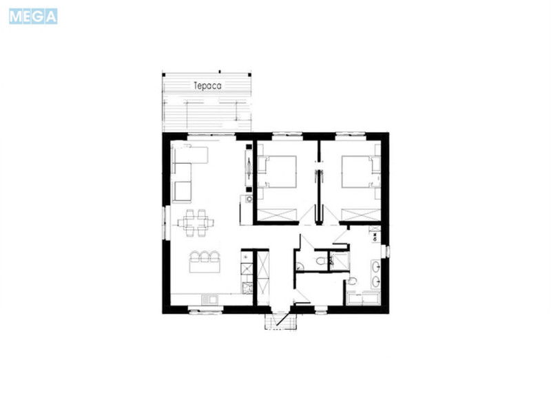 Продаж дома, 1&nbsp; поверх, 90&nbsp;кв.м, 2&nbsp;кімнати, ділянка 5&nbsp;соток, <a class="location-link" href="/vita-pochtovaya/" title="Недвижимость Віта-Поштова">Віта-Поштова</a>, Івана Франка, 24 (изображение 2)