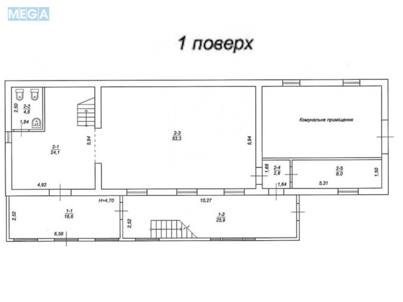 Продаж комерційної нерухомості, 686 кв.м, под офис, <a class="location-link" href="/kiev/" title="Недвижимость Київ">Київ</a>, <a class="location-link" href="/kiev/pecherskij/" title="Недвижимость Печерський район">Печерський р-н</a>, Дружби Народів бульв., 26/1 (изображение 16)