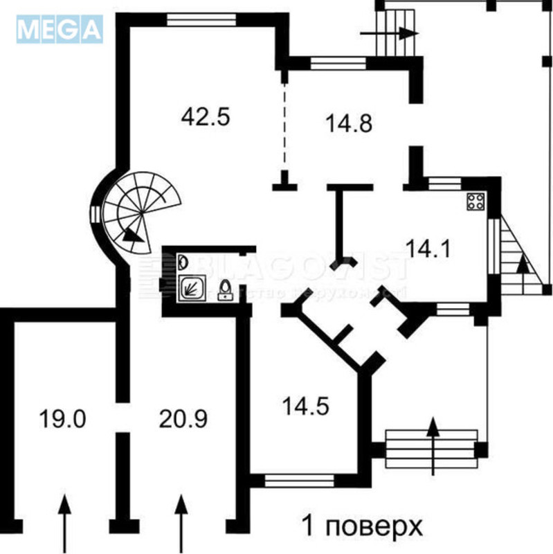 Продаж дома, 2 поверху, 260 кв.м, 6 кімнат, ділянка 6 соток, <a class="location-link" href="/kiev/" title="Недвижимость Київ">Київ</a>, <a class="location-link" href="/kiev/svyatoshinskij/" title="Недвижимость Святошинський район">Святошинський р-н</a>, Синьоозерна вул. (изображение 2)