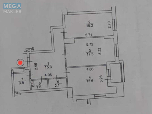 Продаж 2 кімнатної квартири (73/32/15), 4 пов. 25 пов. будинку, <a class="location-link" href="/kiev/" title="Недвижимость Київ">Київ</a>, <a class="location-link" href="/kiev/goloseevskij/" title="Недвижимость Голосіївський район">Голосіївський р-н</a>, Костанайська вул., 13а (изображение 2)