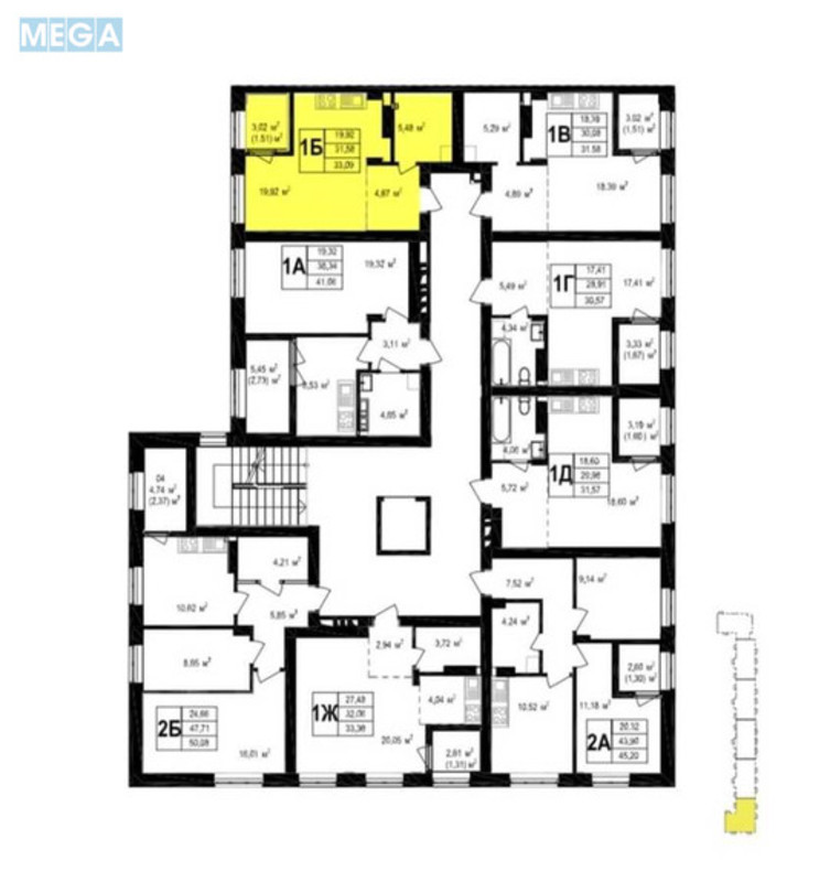 Продаж 1 кімнатної квартири (32/20/8), 4 пов. 8 пов. будинку, <a class="location-link" href="/brovary/" title="Недвижимость Бровари">Бровари</a>, Анатолія Луценка вул., 18 (изображение 8)
