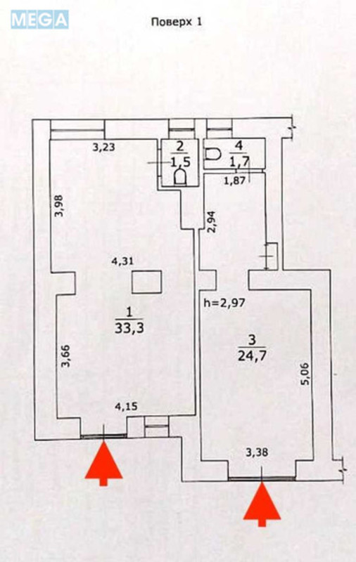 Продаж комерційної нерухомості, 61 кв.м, под магазин, <a class="location-link" href="/kiev/" title="Недвижимость Київ">Київ</a>, <a class="location-link" href="/kiev/shevchenkovskij/" title="Недвижимость Шевченківський район">Шевченківський р-н</a>, Деревлянська вул., 20/2 (изображение 3)