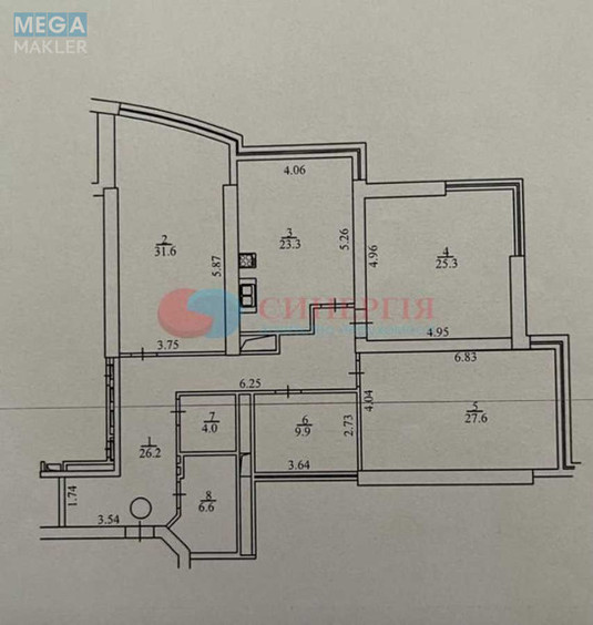 Оренда 3 кімнатної квартири, <a class="location-link" href="/kiev/" title="Недвижимость Київ">Київ</a>, <a class="location-link" href="/kiev/pecherskij/" title="Недвижимость Печерський район">Печерський р-н</a>, Кловський узвіз, 7А (изображение 14)
