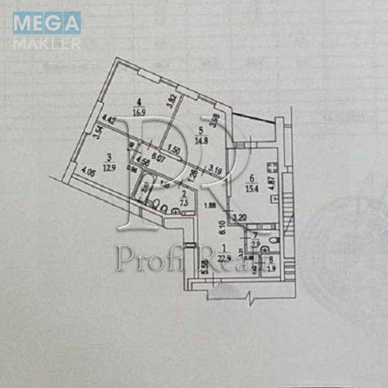 Продаж 3 кімнатної квартири (99/44/15), 23 пов. 26 пов. будинку, <a class="location-link" href="/kiev/" title="Недвижимость Київ">Київ</a>, <a class="location-link" href="/kiev/dneprovskij/" title="Недвижимость Дніпровський район">Дніпровський р-н</a>, Микільсько-Слобідська вулиця, 15 (изображение 21)