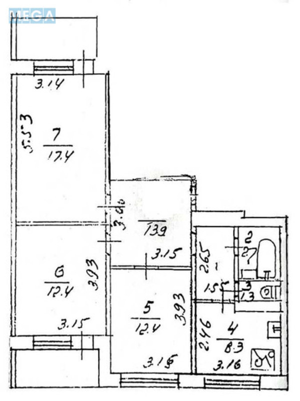 Продаж 3 кімнатної квартири (72/42/8,3), 10 пов. 16 пов. будинку, <a class="location-link" href="/kiev/" title="Недвижимость Київ">Київ</a>, <a class="location-link" href="/kiev/podolskij/" title="Недвижимость Подільський район">Подільський р-н</a>, Наталії Ужвій вул., 4 (изображение 20)