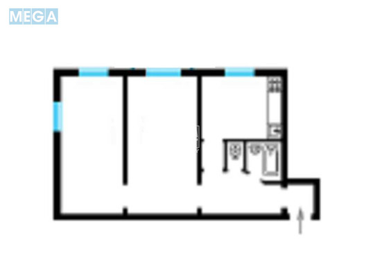 Продаж 2 кімнатної квартири (46/30/7), 1 пов. 5 пов. будинку, <a class="location-link" href="/kiev/" title="Недвижимость Київ">Київ</a>, <a class="location-link" href="/kiev/shevchenkovskij/" title="Недвижимость Шевченківський район">Шевченківський р-н</a>, Академіка Туполєва вул., 20Б (изображение 19)